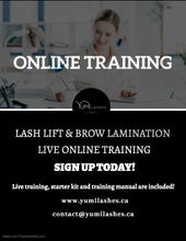Load image into Gallery viewer, ONLINE YUMI LASHES LASH LIFT &amp; BROW LAMINATION TRAINING